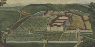 Historische Abbildung, Gesamtanlage von Kloster und Schloss Salem