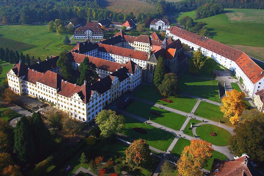 Luftansicht Kloster und Schloss Salem