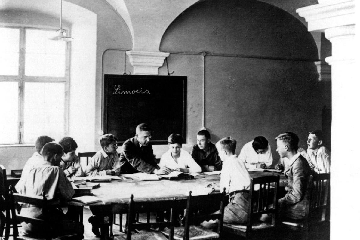 Humanistenklasse in der Schule Schloss Salem