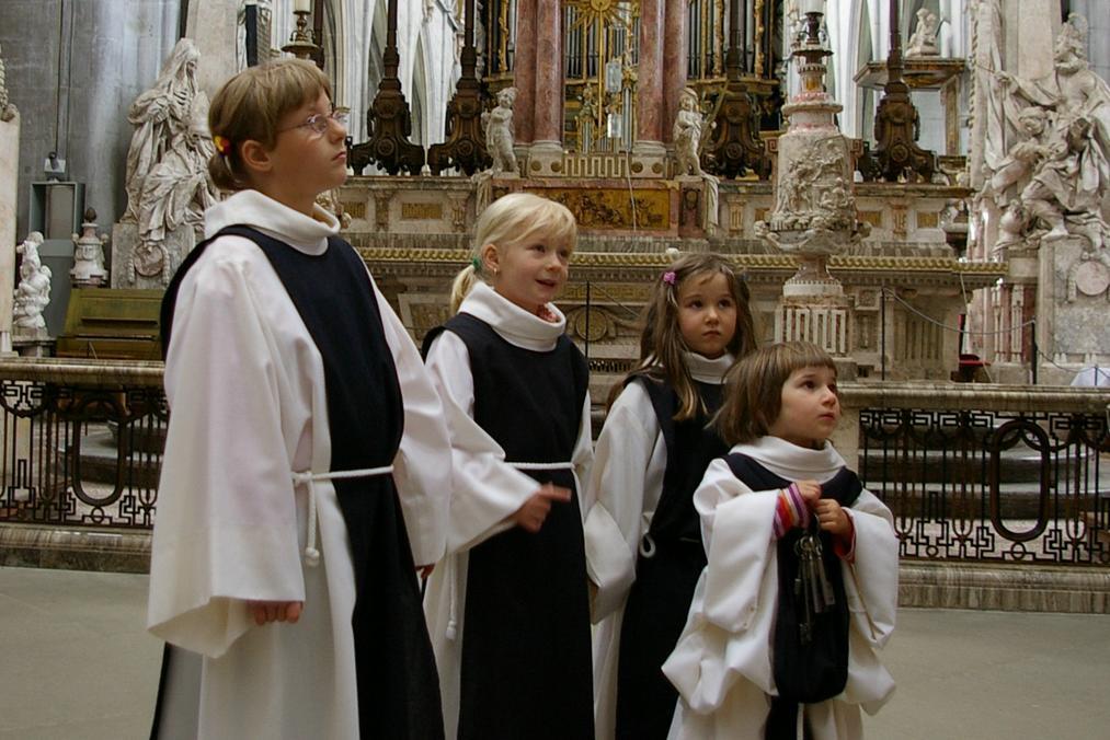 Kinderführung in der Salemer Klosterkriche