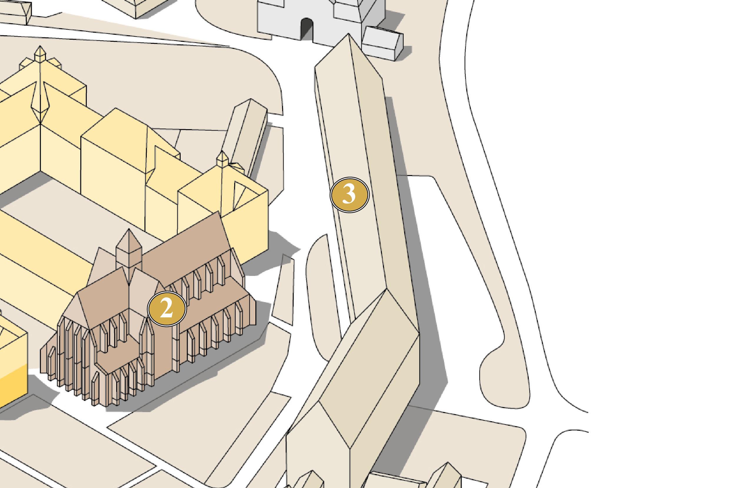 Kloster und Schloss Salem, Plan der Obst- und Weintour, Station 3