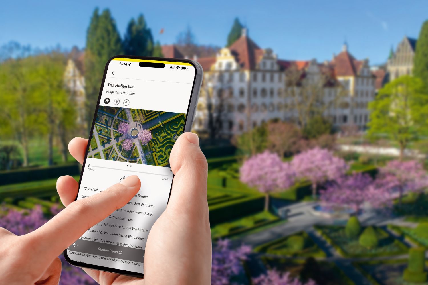 Kloster und Schloss Salem, Monument BW App