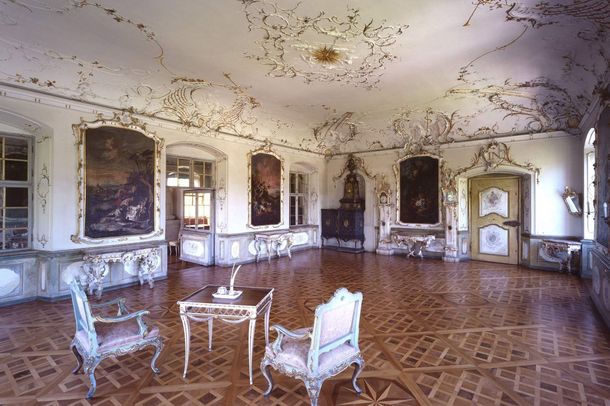 Kloster und Schloss Salem, Blick in den Abtsalon