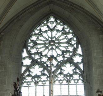 Maßwerkfenster „Salemer Blase“ im Münster von Kloster und Schloss Salem