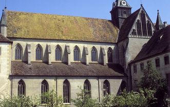 Blick von Südwesten auf das Langhaus der Klosterkirche Salem