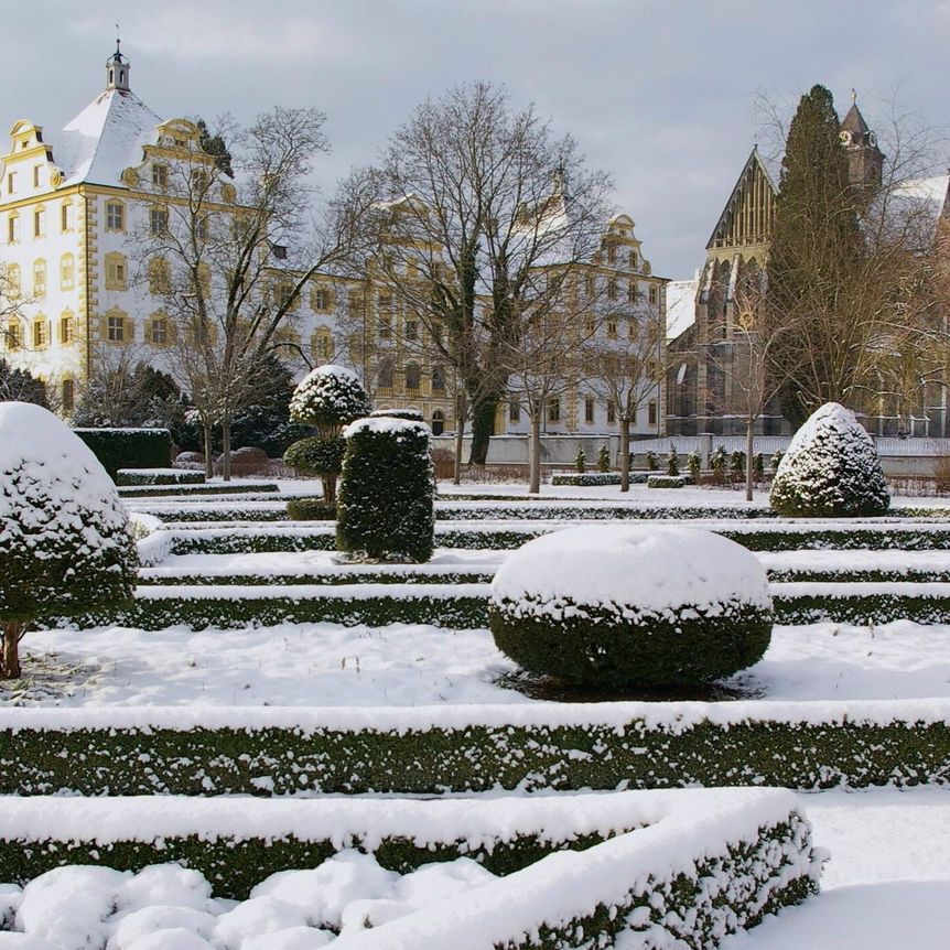 Kloster und Schloss Salem, Garten. 