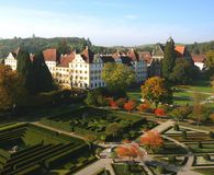 Monastère et Château de Salem, vue d'ensemble; l'image: Staatliche Schlösser und Gärten Baden-Württemberg, Achim Mende