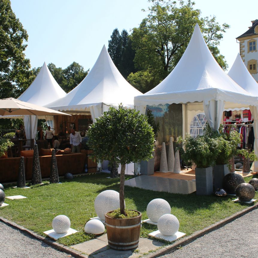 Kloster und Schloss Salem, Impression der Home & Garden vor der Prälatur