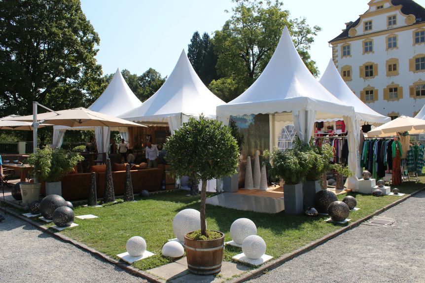 Kloster und Schloss Salem, Impression der Home & Garden vor der Prälatur