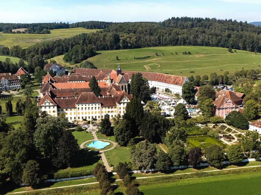 Kloster und Schloss Salem, Luftbild