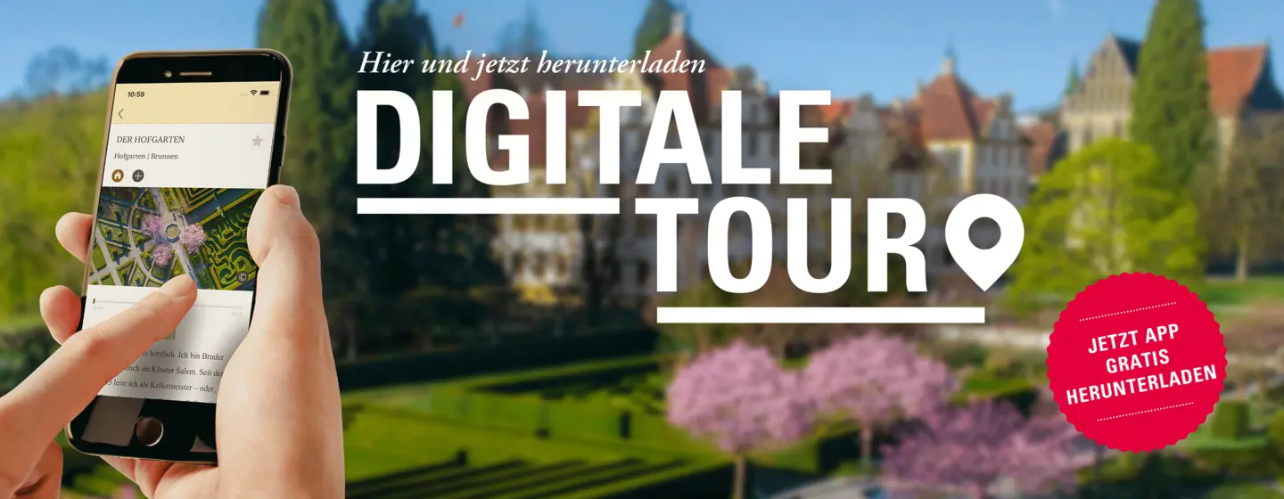 Kloster und Schloss Salem, Werbebanner zur App „Monument BW“ 