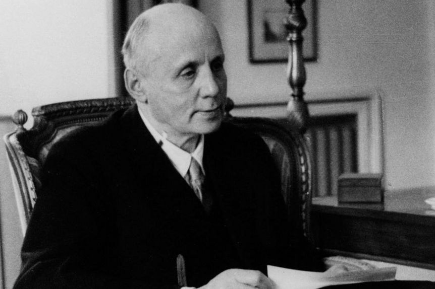 Reformpädagoge Kurt Hahn in der Schule Schloss Salem