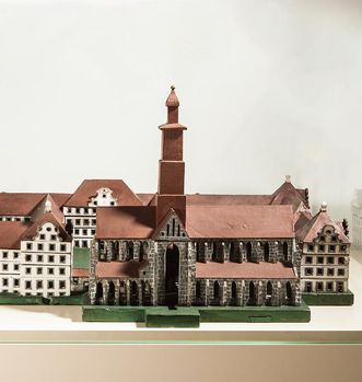Modell von Kloster und Schloss Salem