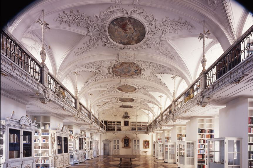 Kloster und Schloss Salem, Innen, Bibliothekssaal